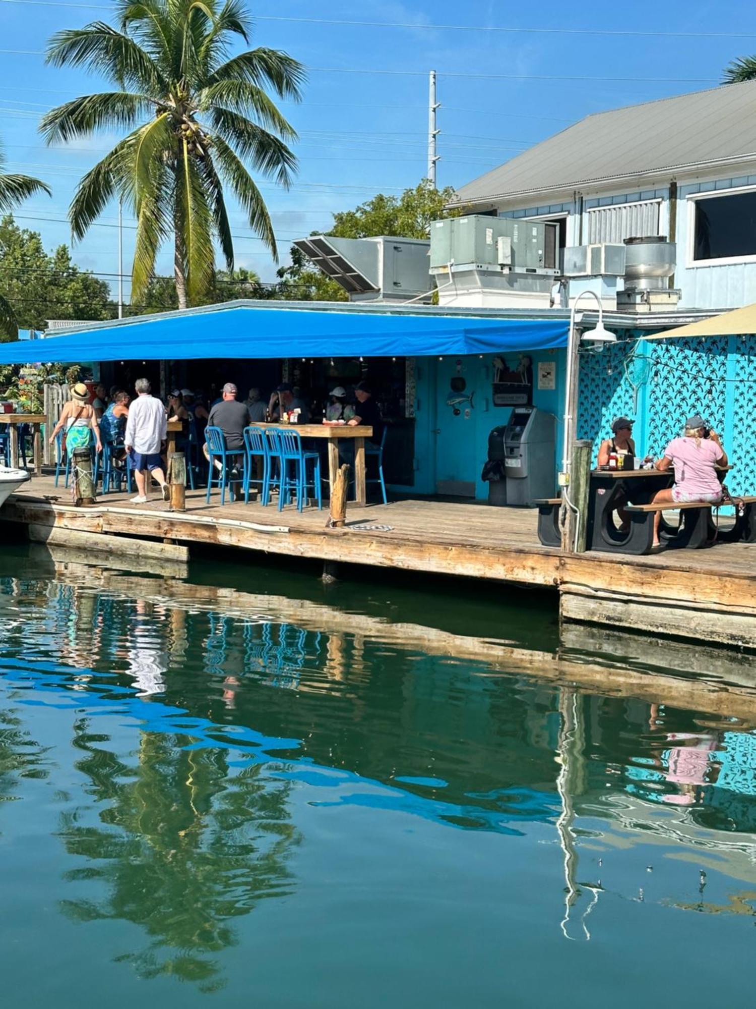 Aqua Lodges At Hurricane Hole Marina 스톡 아일랜드 외부 사진